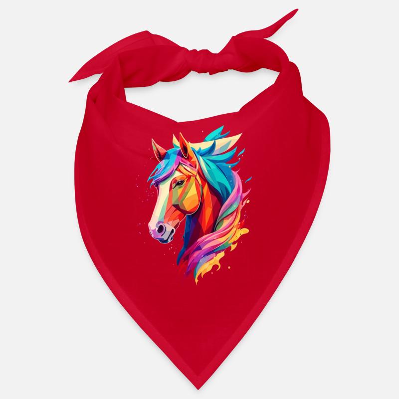Polygon Pferd Bandana