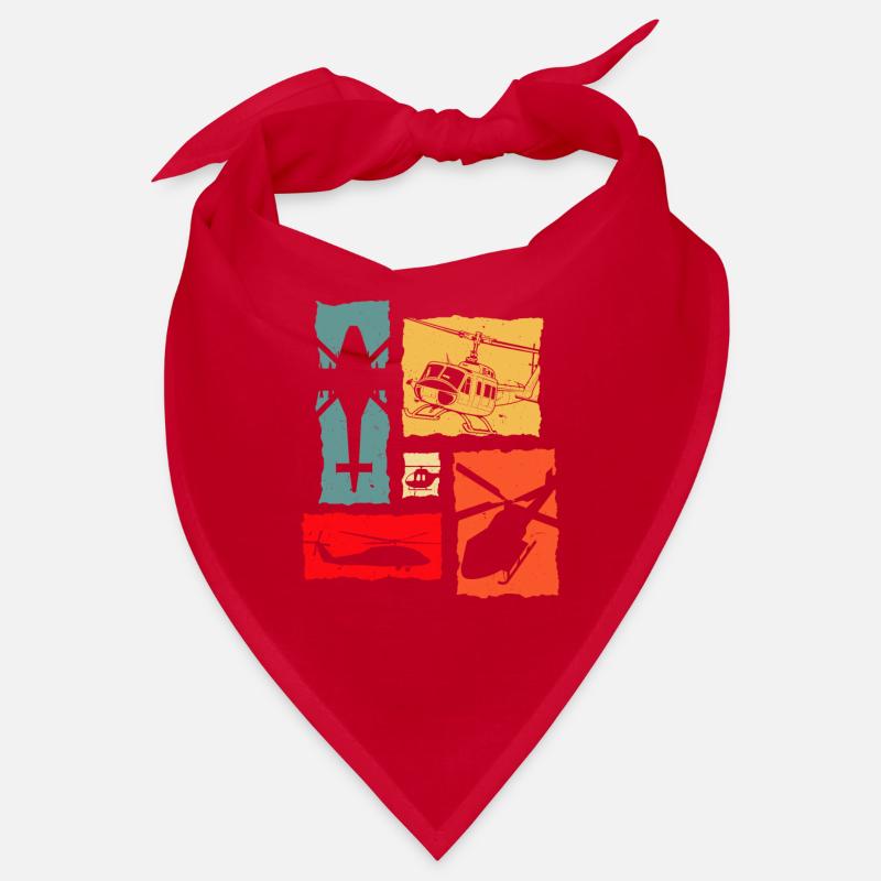 Helicopter Retro Bandana