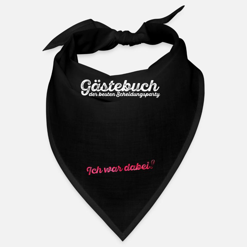 Scheidungsparty Gästebuch Ich war dabei Scheidung Bandana