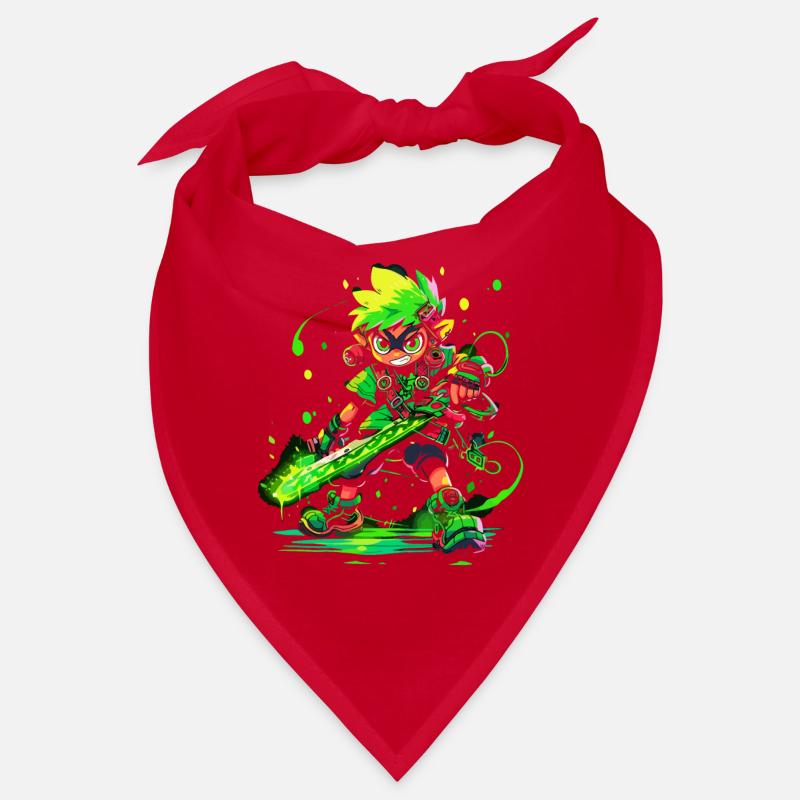 Conception de jeu cool du légendaire garçon de la forêt Bandana