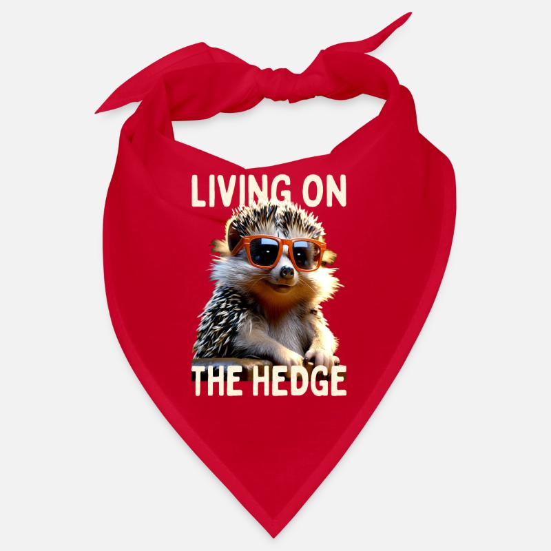 Hérisson vivant sur la haie Echinoïde Amour hérisson Bandana