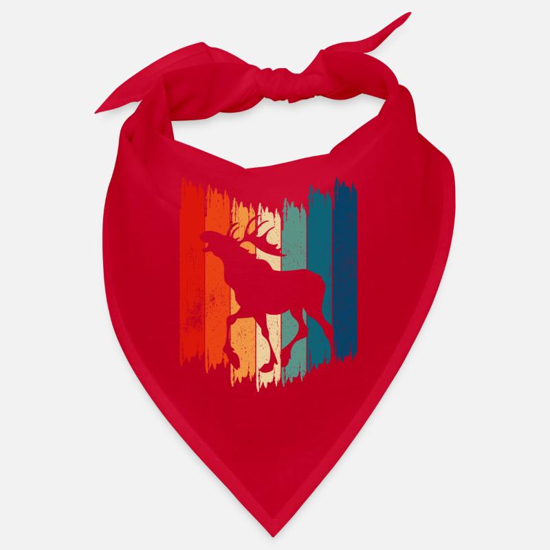 Retro Moose Vintage Moose Bandana