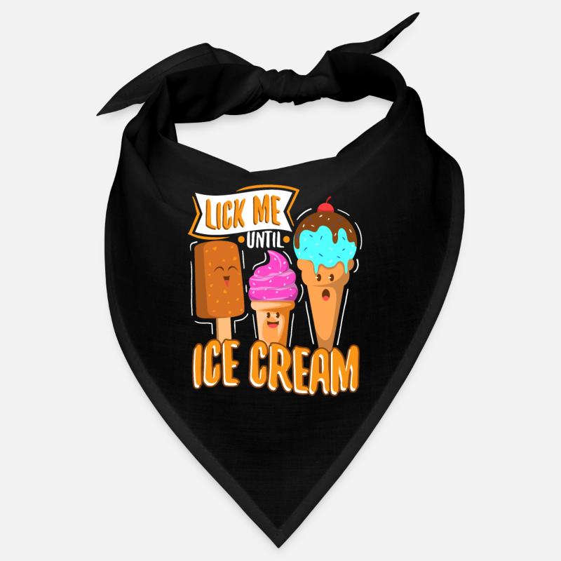 Lick Me Until Ice Cream Bandana