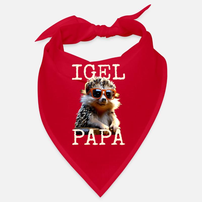 Igel Papa Daddy Vatertag Igelpapa Vater Igel Dad Bandana