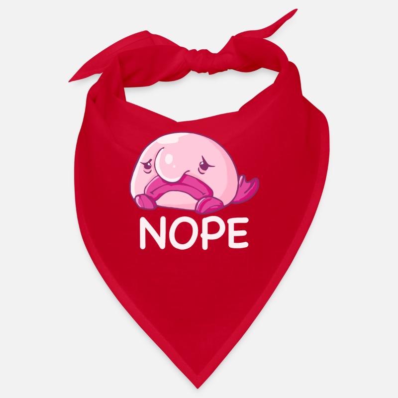 Costume de Blobfish - Visage de poisson Blob laid - Bandana