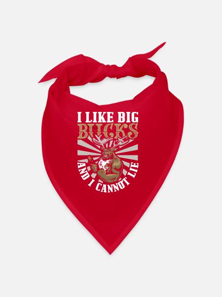 Deer Hunting Deer Hunters Hunting Season Buck Hunting - Bandana - red - Front