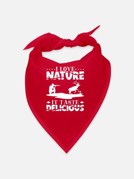 Deer Hunting Deer Hunters Hunting Season Buck Hunting - Bandana - red - Front