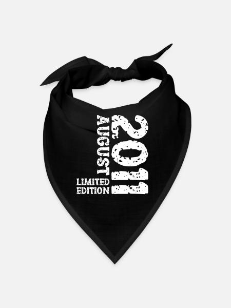 2011 August Limited Edition 12. Geburtstag Outfit - Bandana - Schwarz - Vorne
