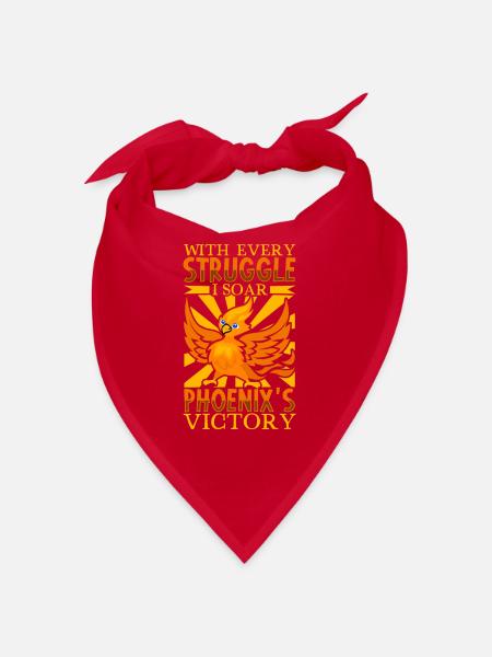 Phoenix Bird Mythical Creatures - Bandana - red - Front