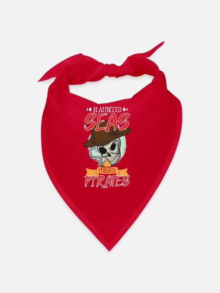 Horror Pirate Pirate Ship Pirate Captain Horror - Bandana - Rot - Vorne