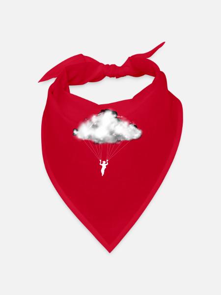 Parapente Cloud Parapente Montagnes - Bandana - rouge - Devant