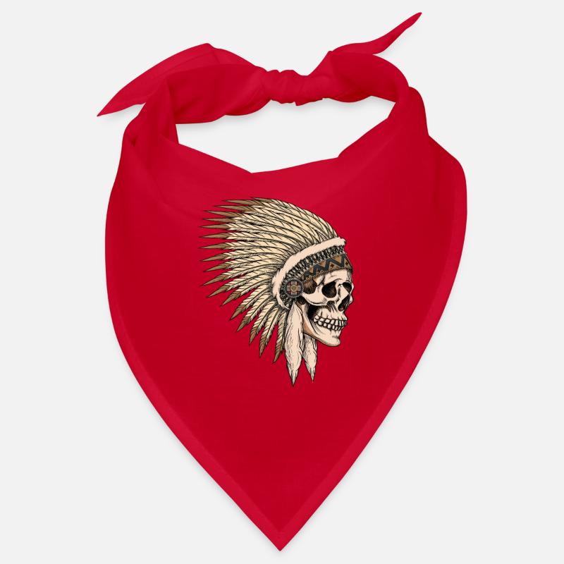 Crâne de chef amérindien Bandana