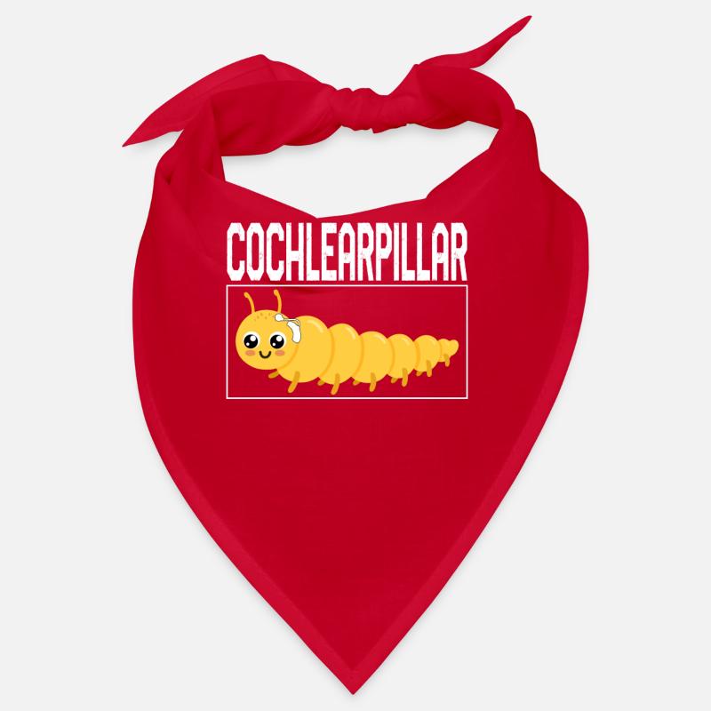 Chemise de sensibilisation à la perte auditive, Chenille cochléaire Bandana