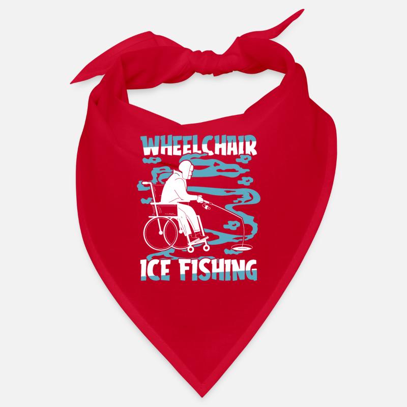 Eisfischen Eisangeln Rollstuhl Bandana