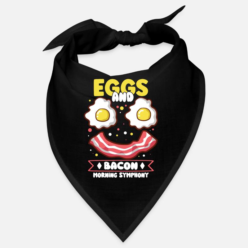 Funny chest fast menu bacon start the morning Bandana