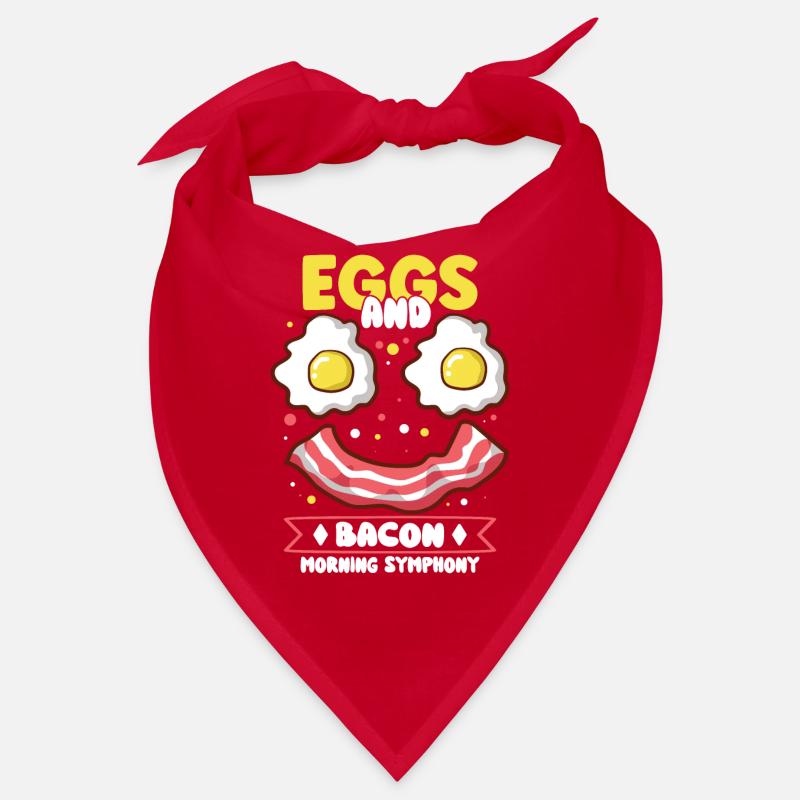 Funny chest fast menu bacon start the morning Bandana