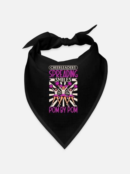 Tenue de pom-pom girl - Bandana - noir - Devant