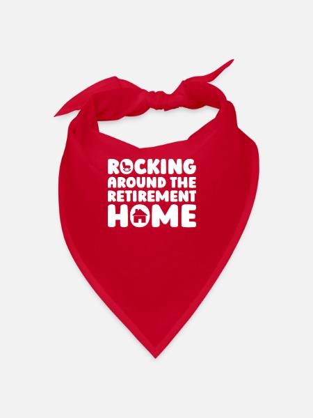 Rentner Rente Rentner - Bandana - Rot - Vorne