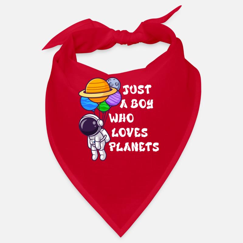 Nur ein Junge, der Planeten Sonnensystem liebt Bandana
