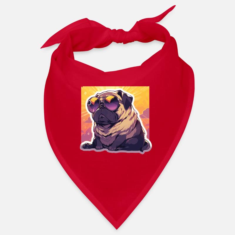 Mops Mops Hund Mops Sonnenbrille Mops Geschenk Bandana
