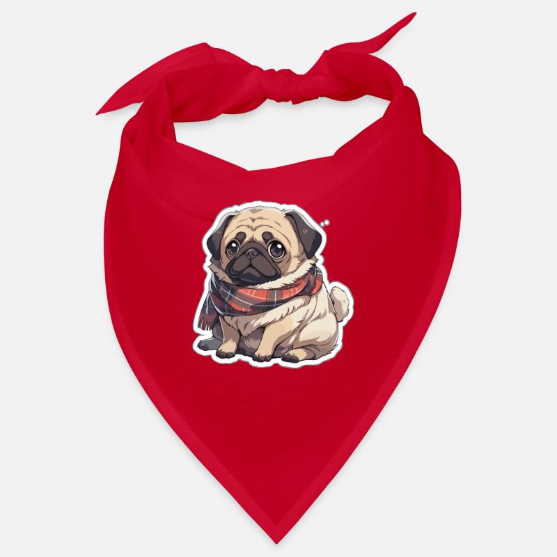 Mops Mops Hund Mops Geschenke Mops Liebhaber Bandana