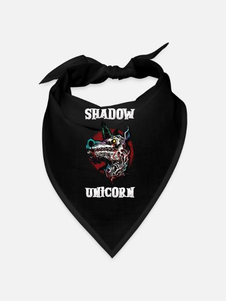 Dark Unicorn Horror Unicorn Midnight Unicorn - Bandana - black - Front