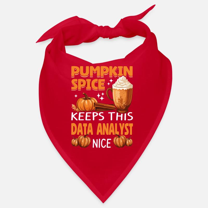 Cool Pumpkin Spice Keeps This data Analyst Nice Bandana