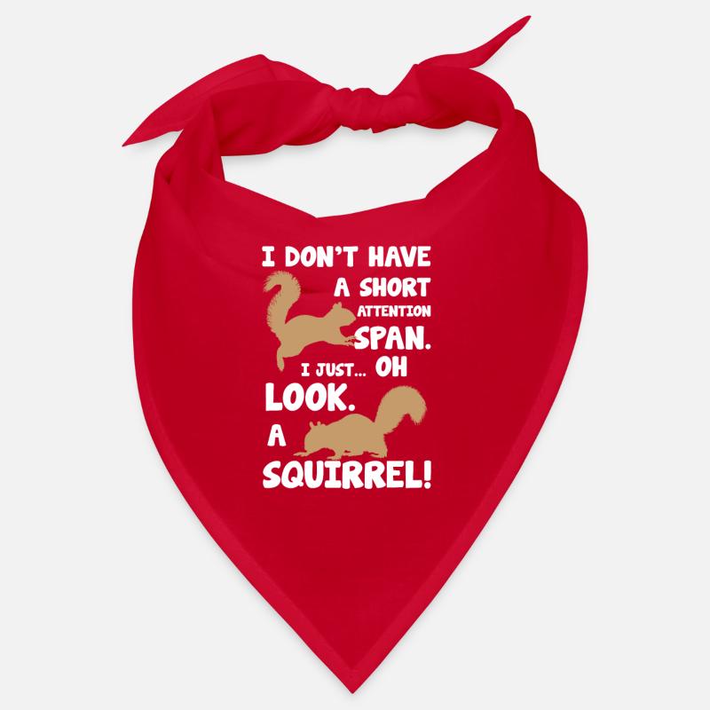 Look A Squirrel Attention Span TDAH Gift Bandana