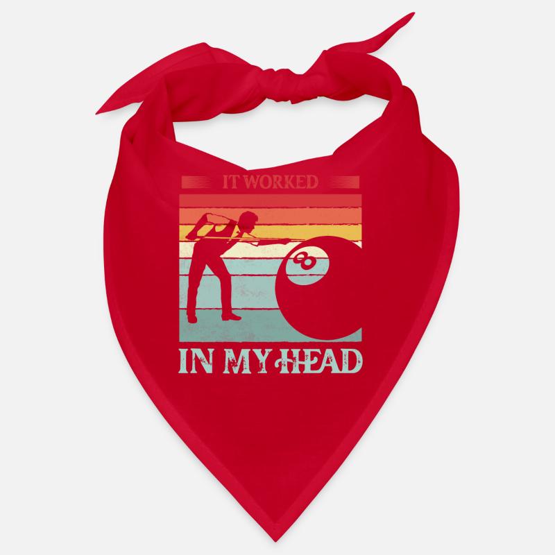 It Worked In My Head Billard Pool Billiard Player Bandana