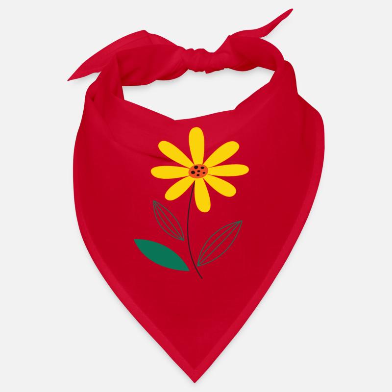 Fleur jaune Bandana
