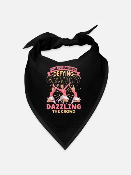 Tenue de pom-pom girl - Bandana - noir - Devant