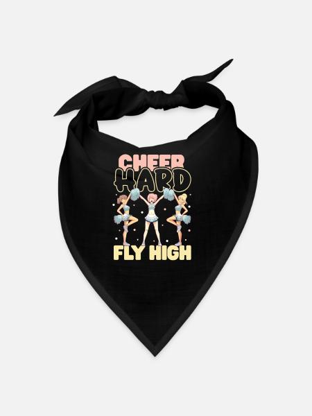 Tenue de pom-pom girl - Bandana - noir - Devant
