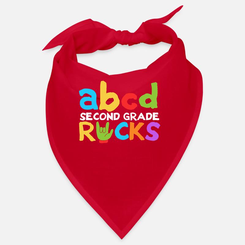 ABCD Second Grade Rocks 100th Day of School Second Bandana