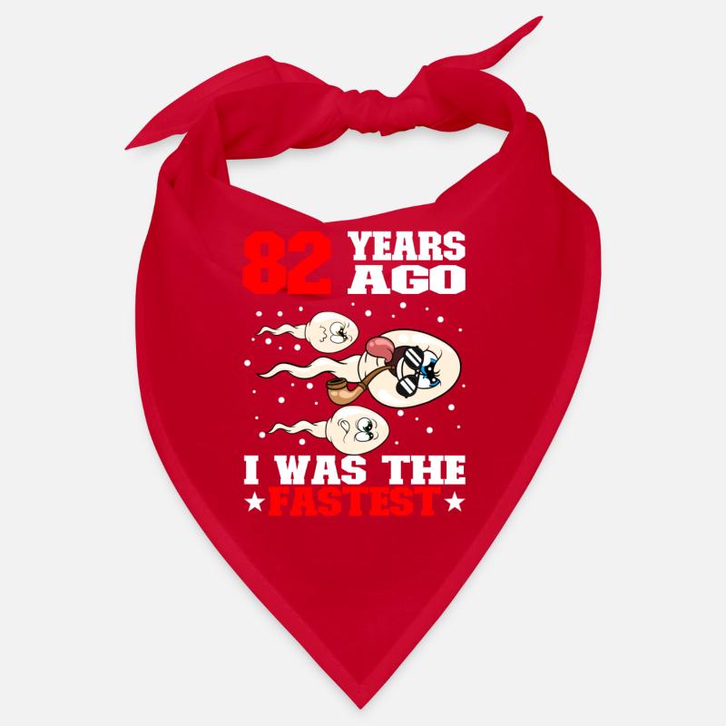 Citation d’anniversaire drôle 82 ans Bandana
