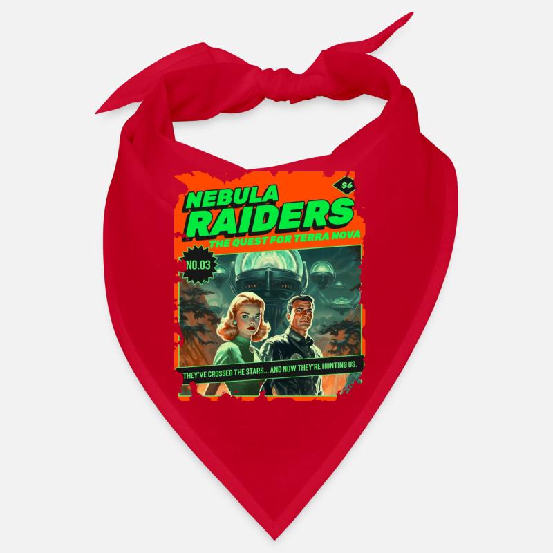 Nebula Raiders, 50s, 1950's Comic, Space Bandana