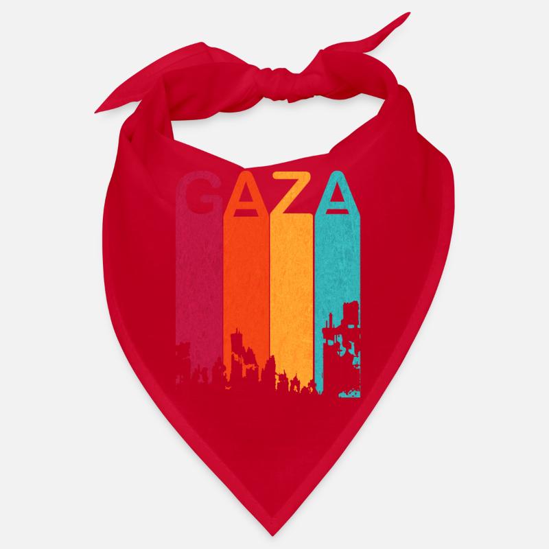 Retro Gaza is under attack 2023 Bandana