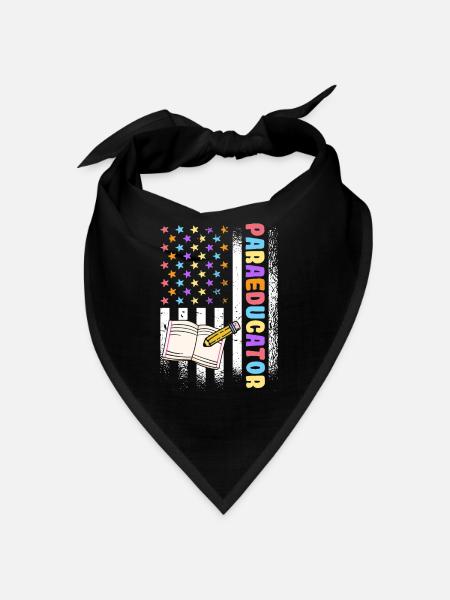 Classroom Assistant Paraprofessional US - Bandana - black - Front