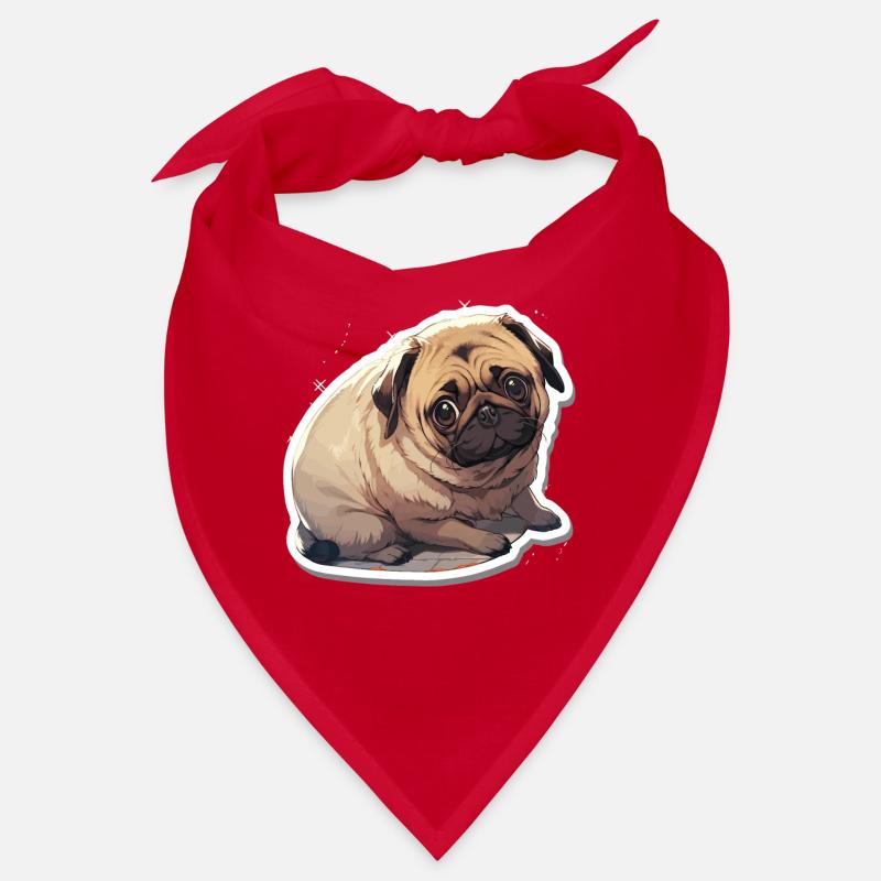 Mops Mops Hund Mops Leben Mops Geschenke Bandana