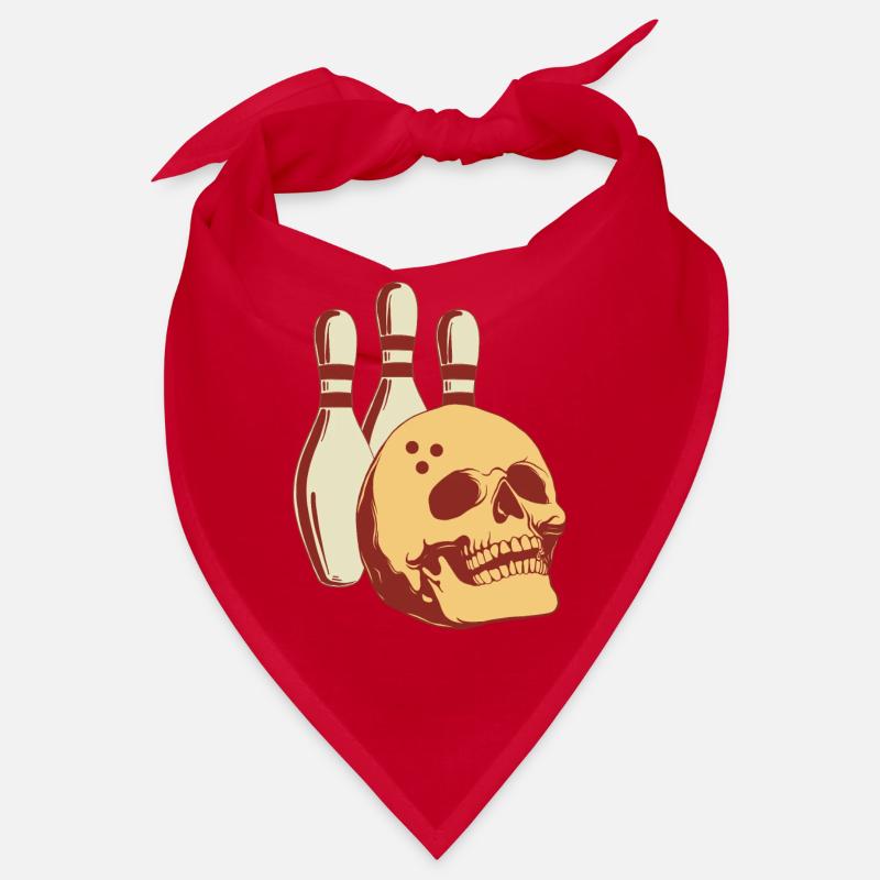 Bowling Skeleton Bowling Skittles Bandana