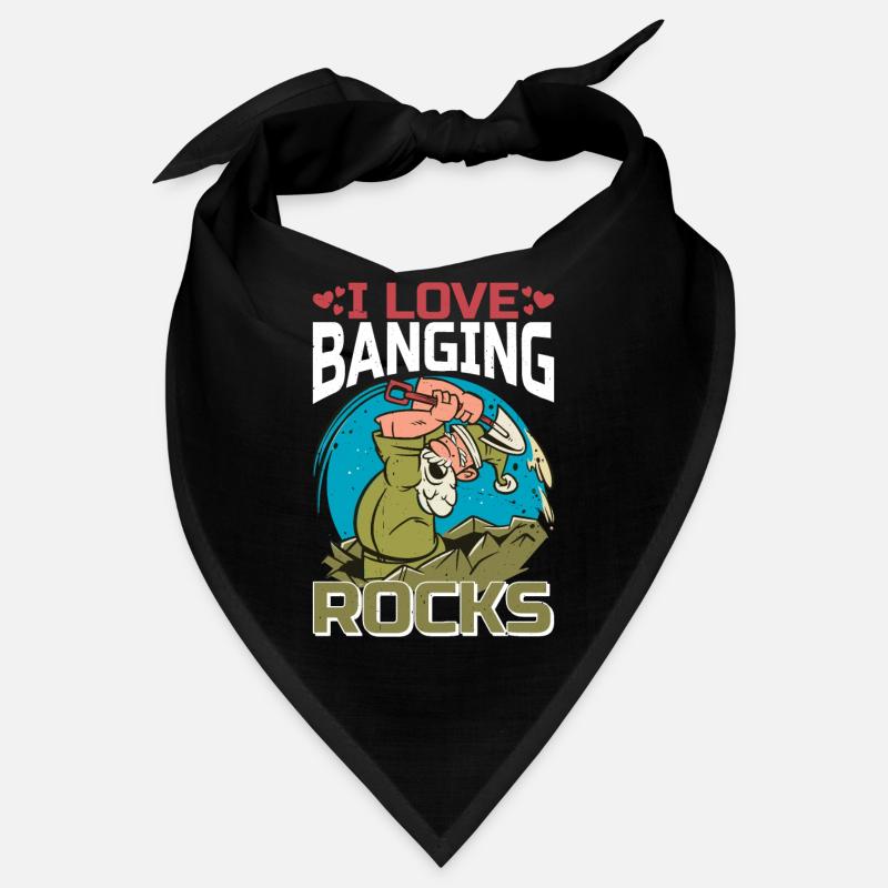 I Love Banging Rocks 2 Bandana