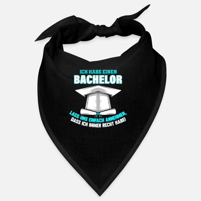 Bachelor Abschluss Geschenk Abschlussfeier Bandana