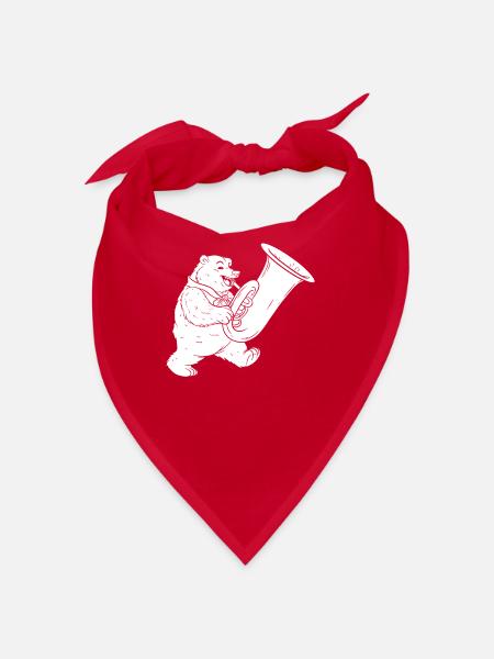 Fanfare Procession Tuba - Bandana - red - Front