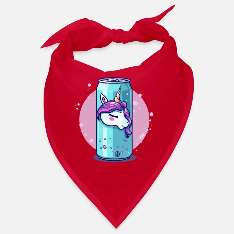 sprudeliger Einhorn Saft aus der Dose Bandana