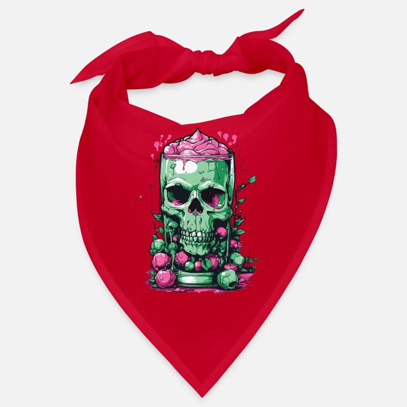Skull Candy Gothic Pastel for Dia de Muertos Bandana