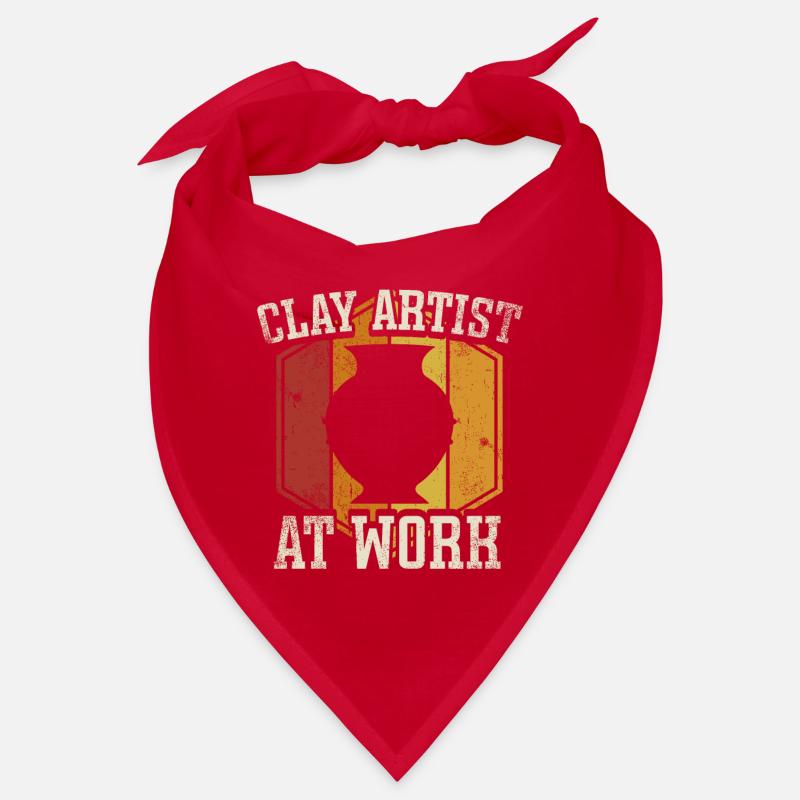 Ceramic Pottery Sculpture Bandana