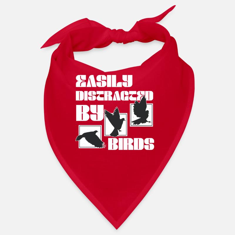 Easily Distracted By Birds Bird Lover Bandana