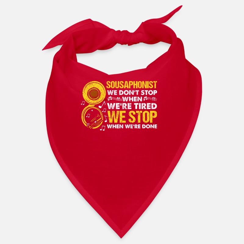 Funny Sousaphone Brass Band Player Marschband Bandana