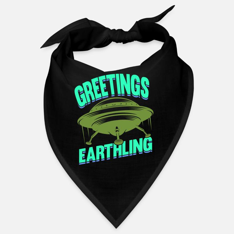 Alien, UFO, UAP, Space, Weltraum Flugobjekt Bandana