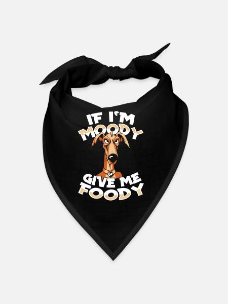 Greyhound Greyhound Funny - Bandana - black - Front