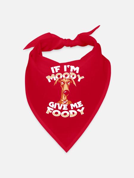 Greyhound Greyhound Funny - Bandana - red - Front